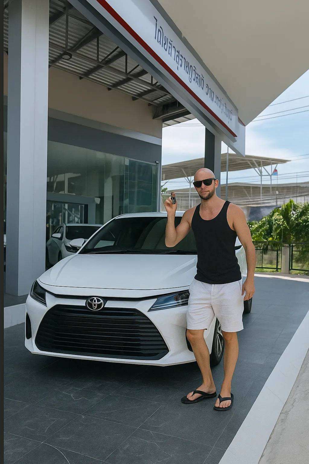 Пункт проката авто на Bang Tao